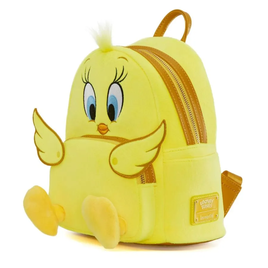 10" Looney Tunes - Tweety Plush Mini Backpack Bag Loungefly