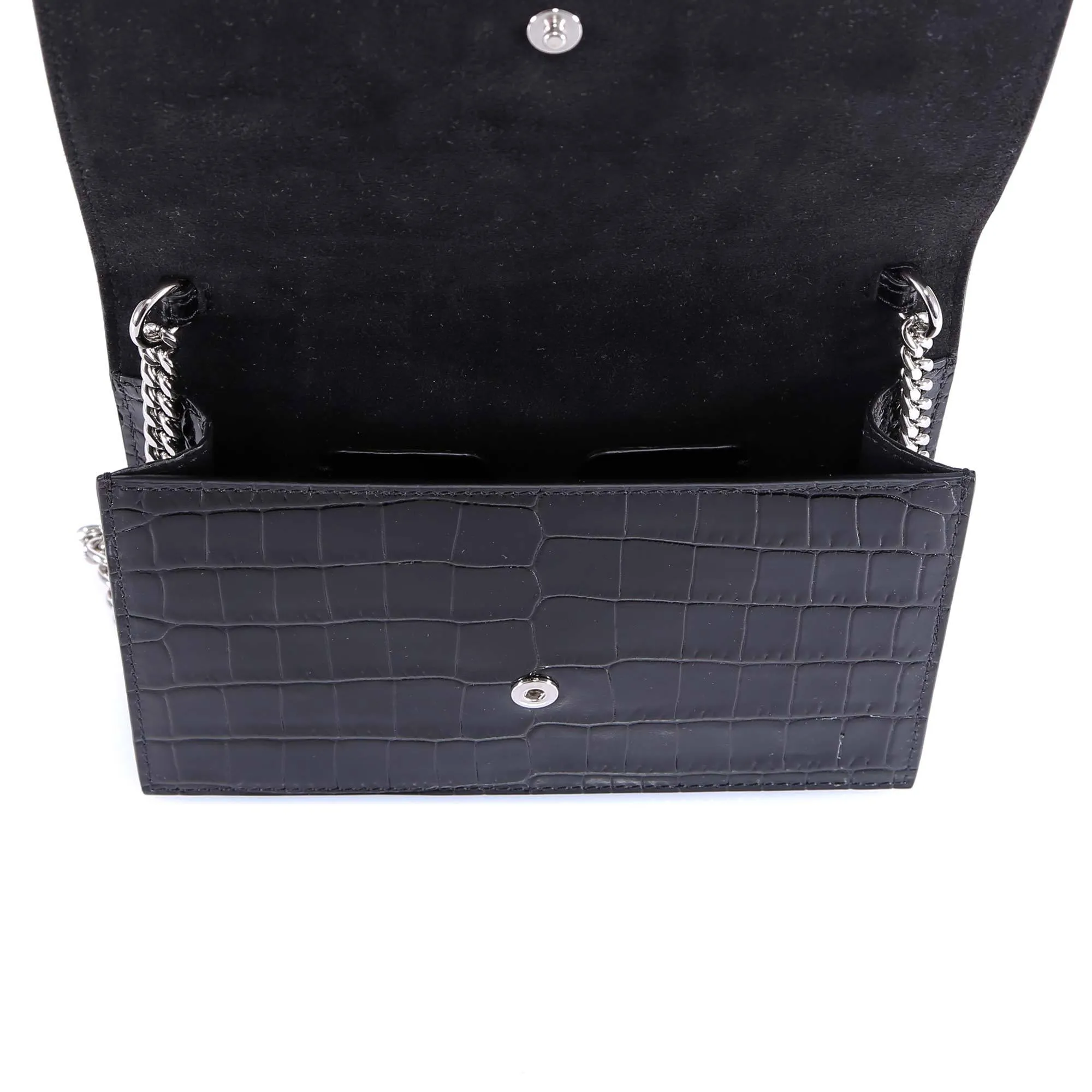 Alexander McQueen Embossed Skull Detail Crossbody Bag