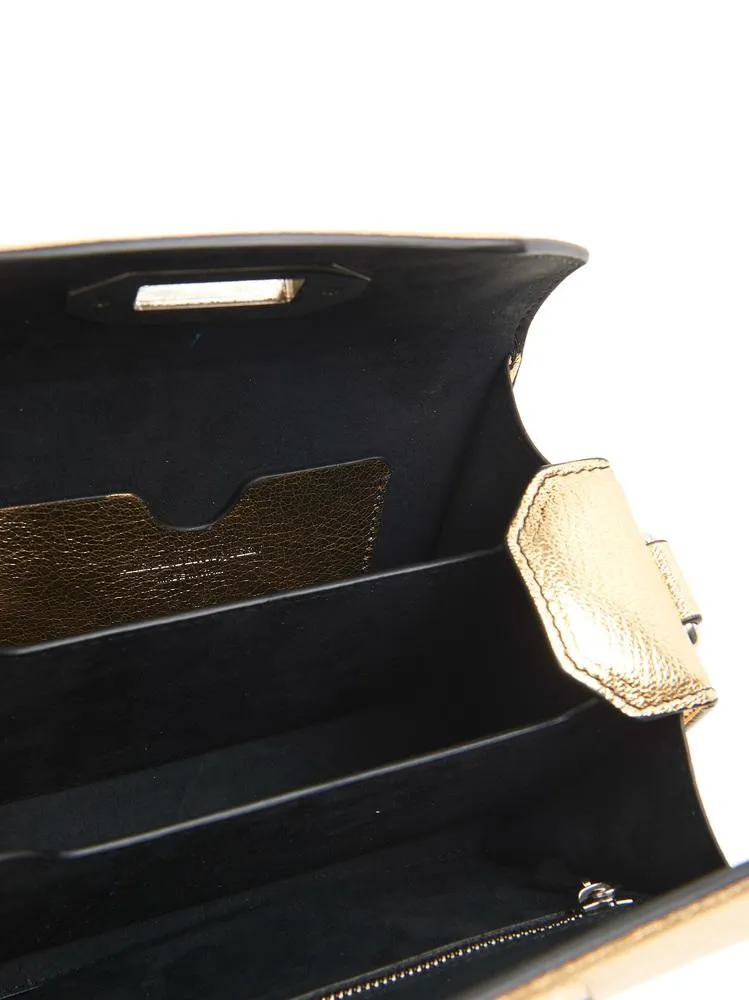 Alexander McQueen Metallic Box Bag