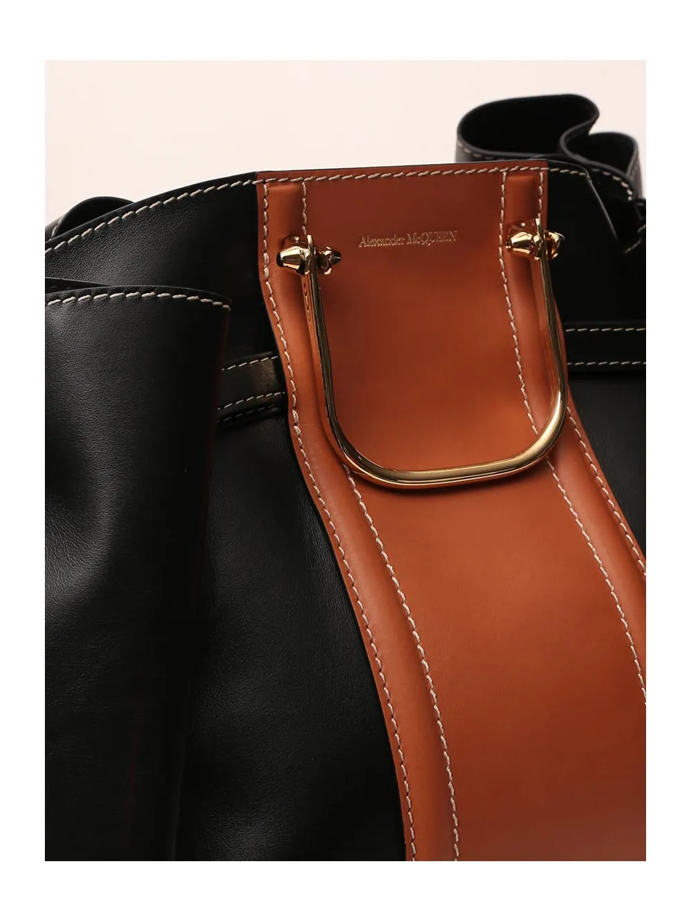 Alexander McQueen The Drawstring Panelled Tote Bag