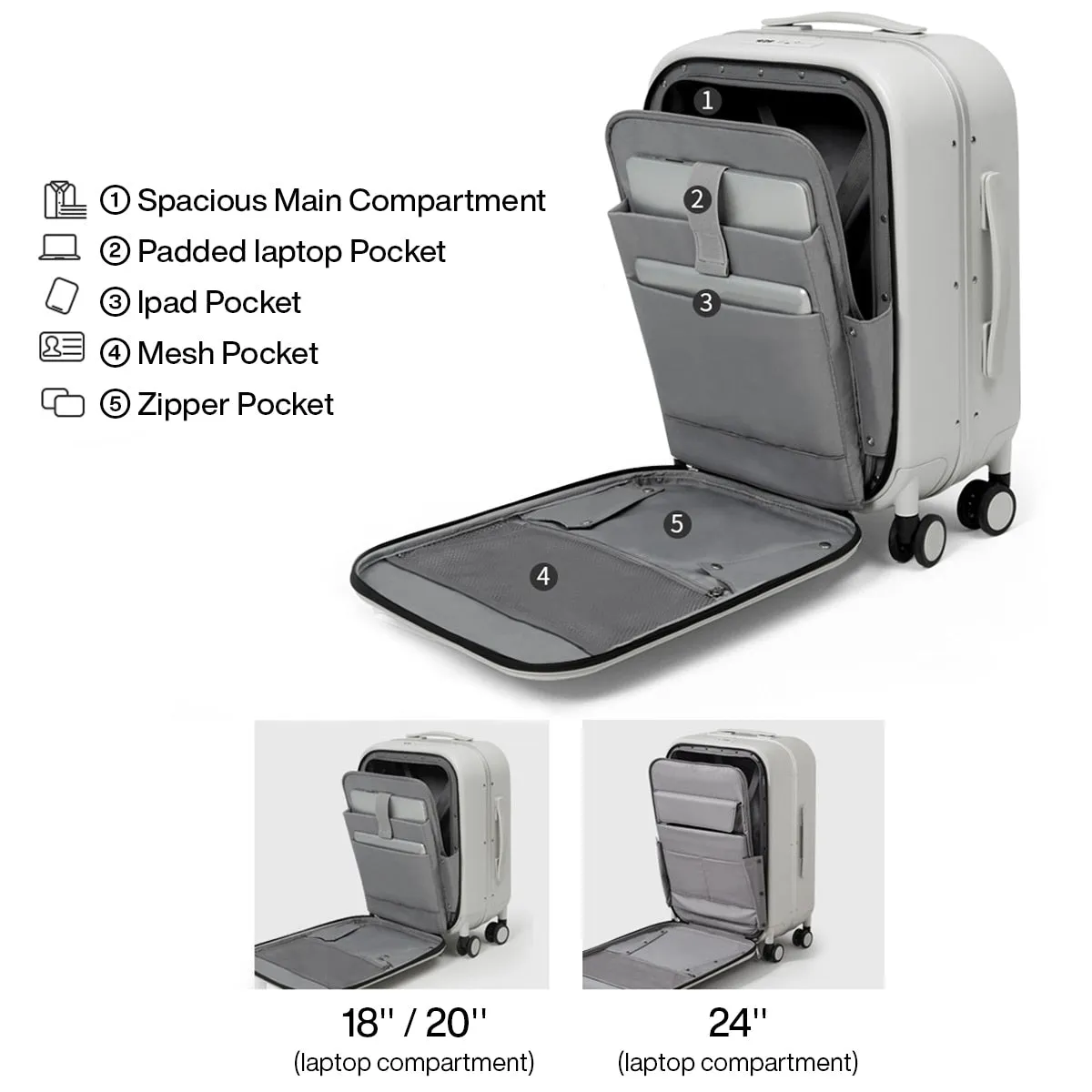 Aluminum Frame Suitcase