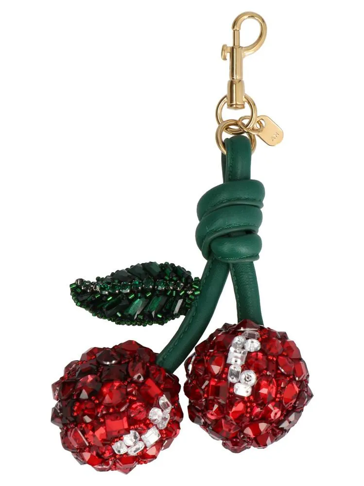 Anya Hindmarch Cherries Keyring