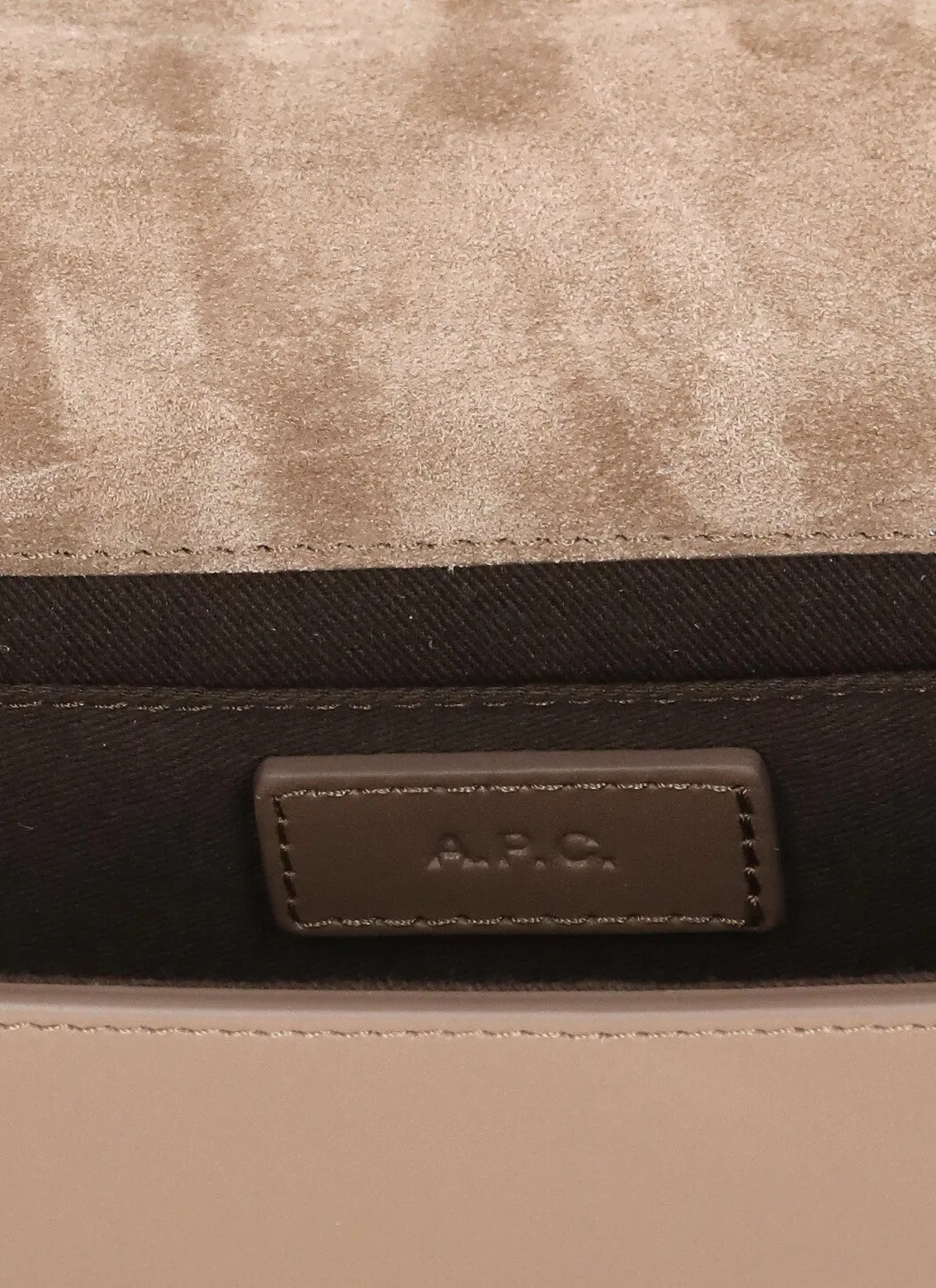 A.P.C. Logo Detailed Strapped Crossbody Bag
