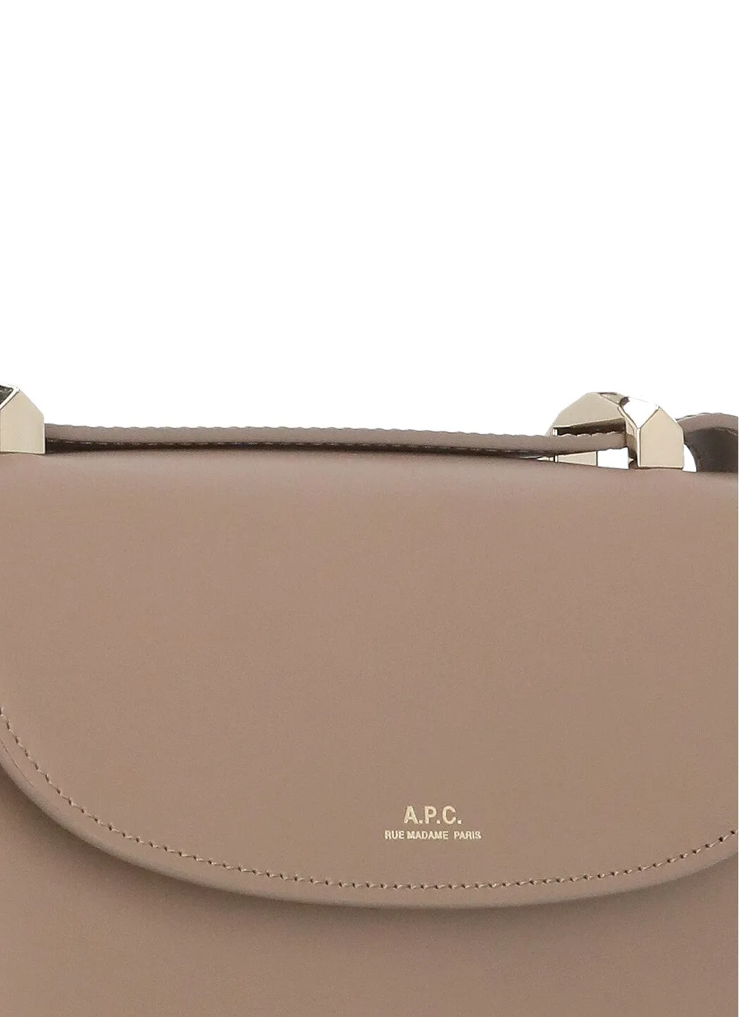A.P.C. Logo Detailed Strapped Crossbody Bag