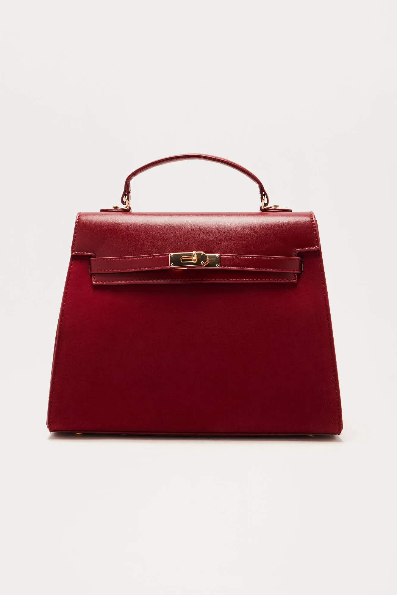 Away From The Office Handbag  - Burgundy