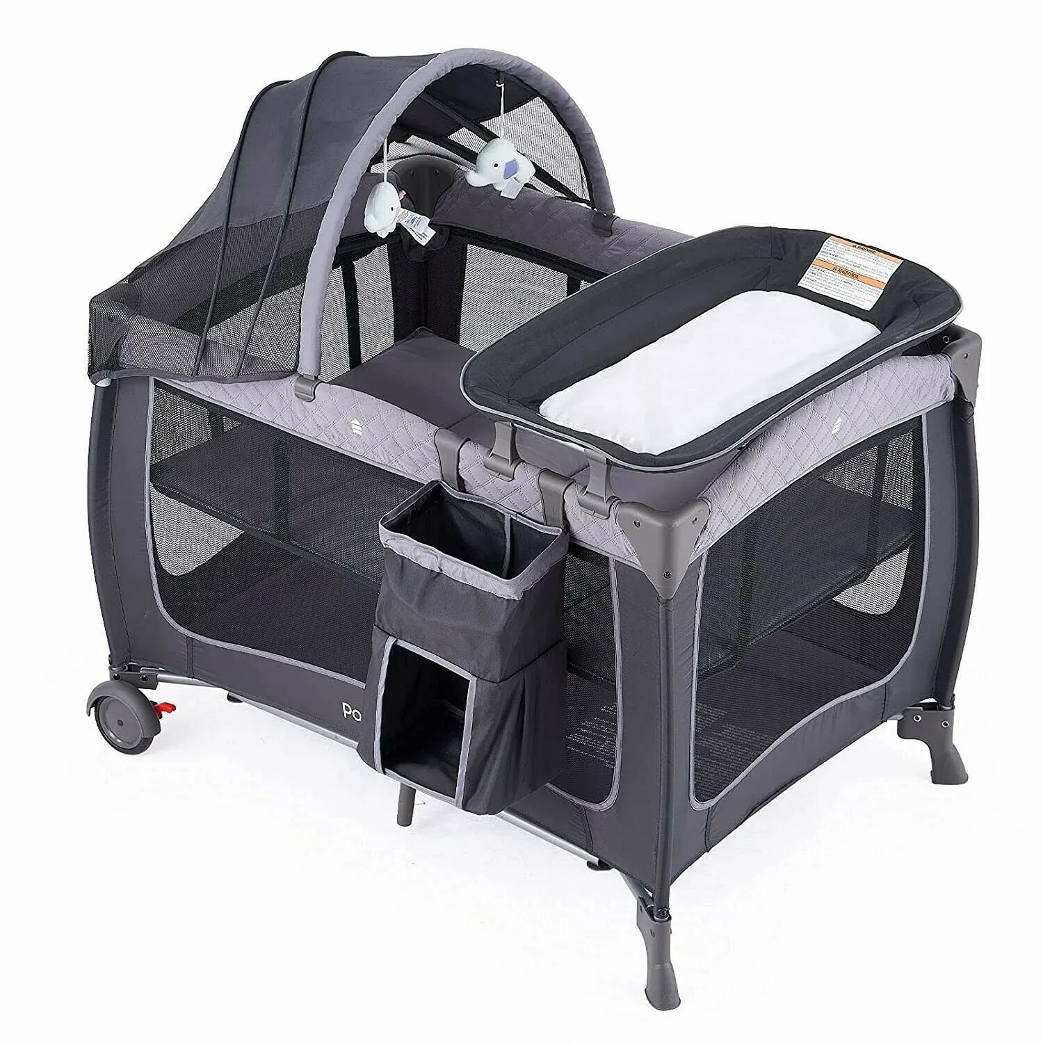 Baby Trend Stroller 6-in-1 Travel System with Car Seat Infant Playard Nursery