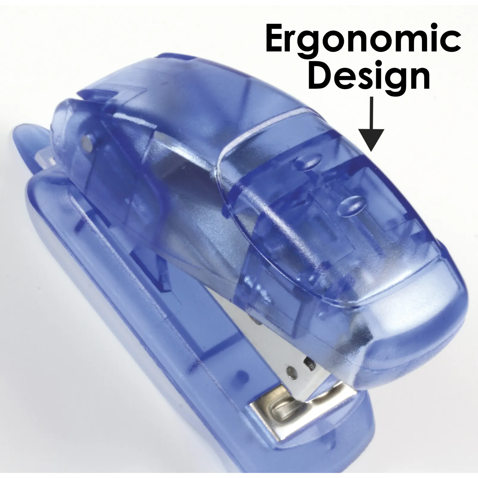 Bazic Mini Standard (26/6) Stapler w/ 500 Ct. Staples