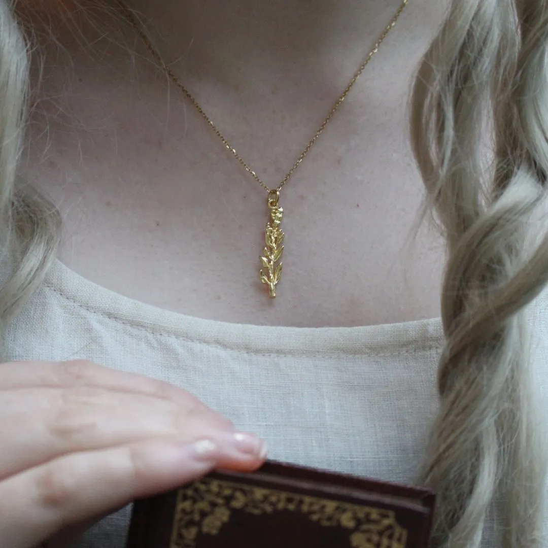 Beauty in Common Things Bookish Pendant Necklace