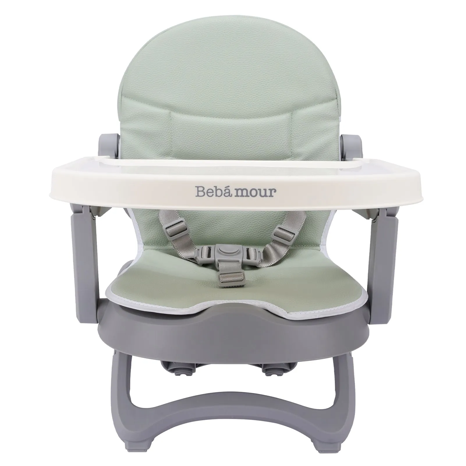Bebamour Upseat Baby Chair Booster Seat for Dining with Tray Sit Me Up Mini Highchair for Baby Eating, Portable, Travel