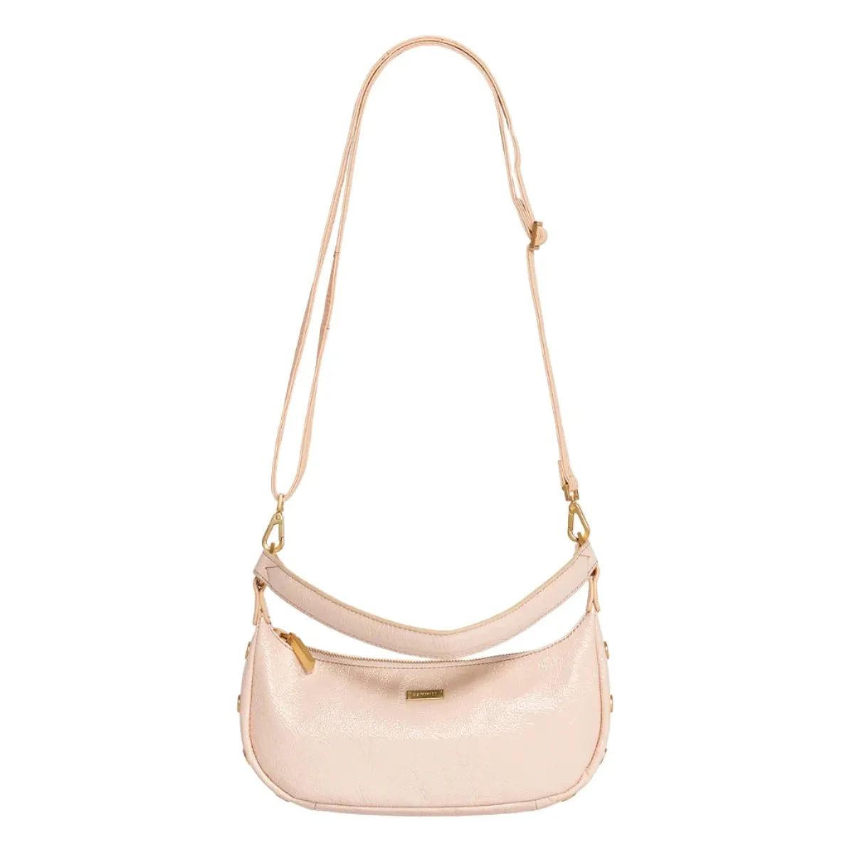 BECKER SML Handbag in Champagne Pink/ Gold