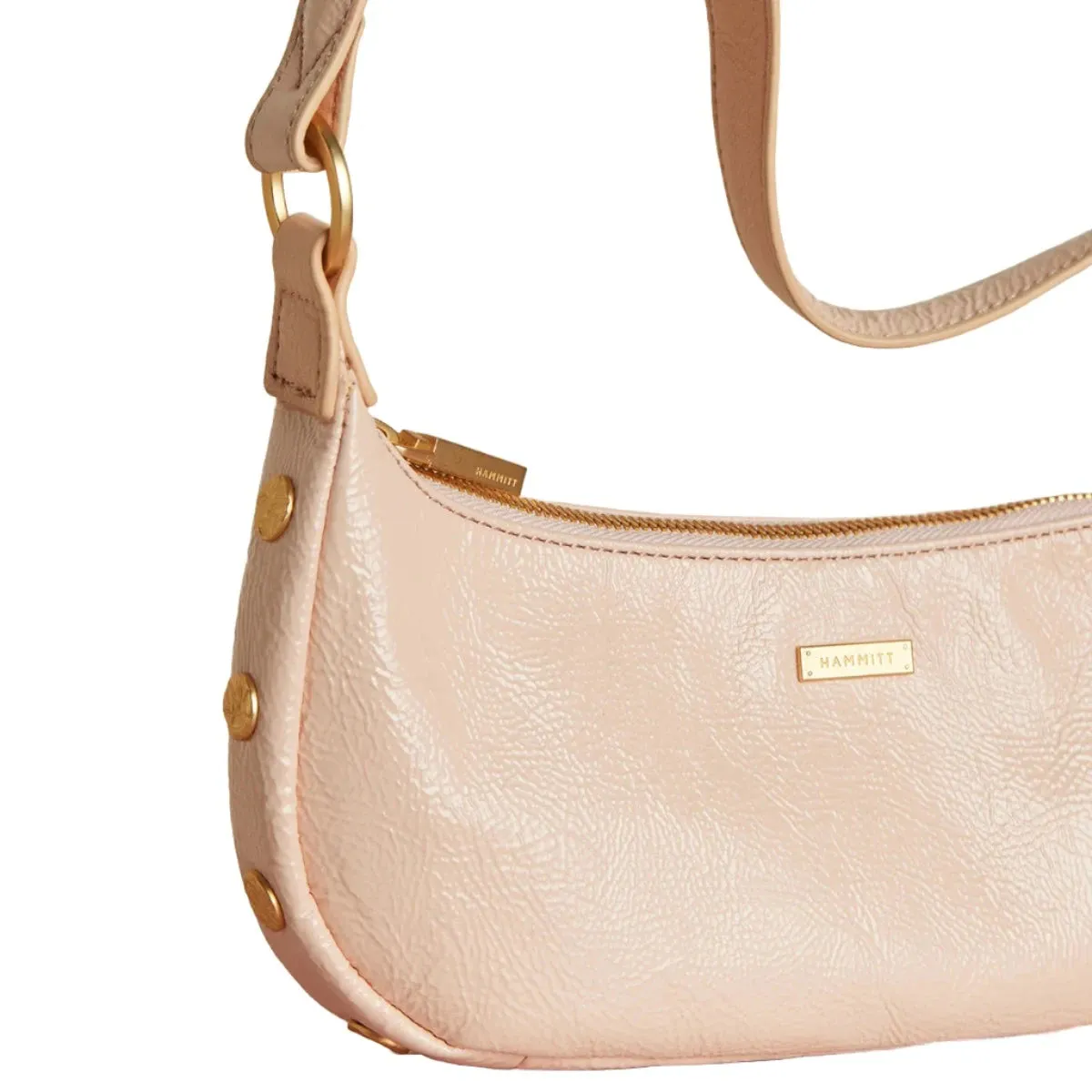 BECKER SML Handbag in Champagne Pink/ Gold