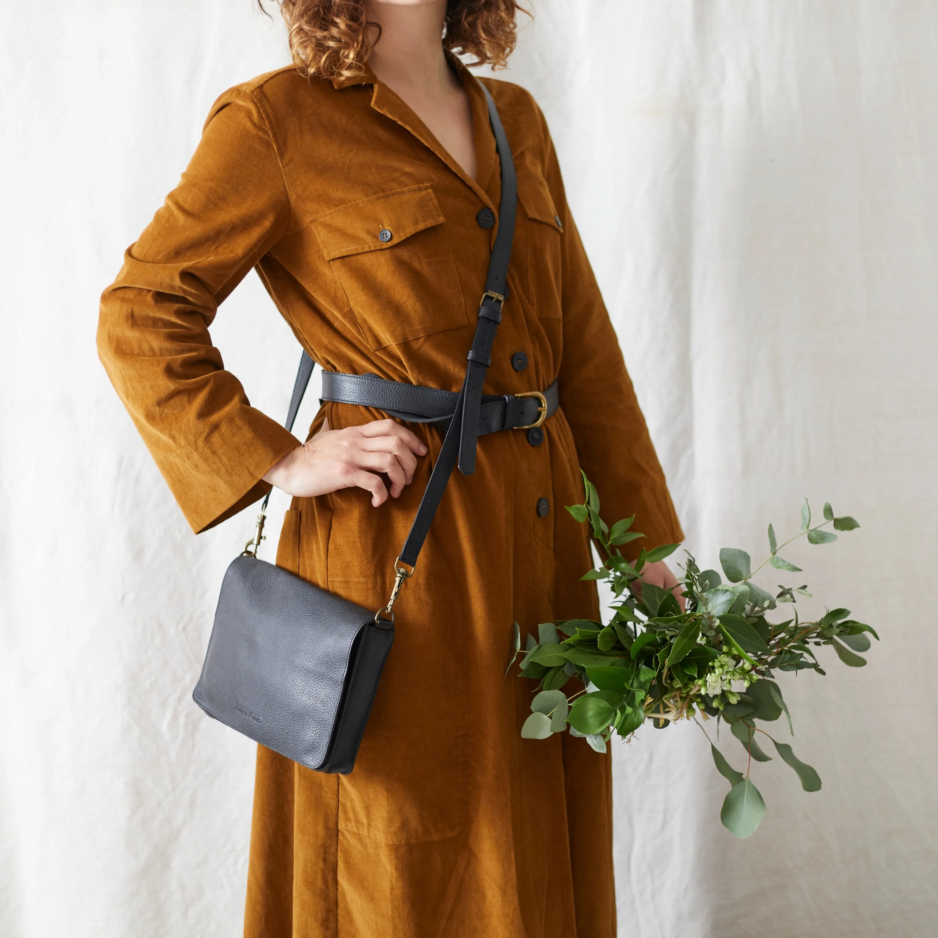 BINA Leather Clutch Handbag (WS)