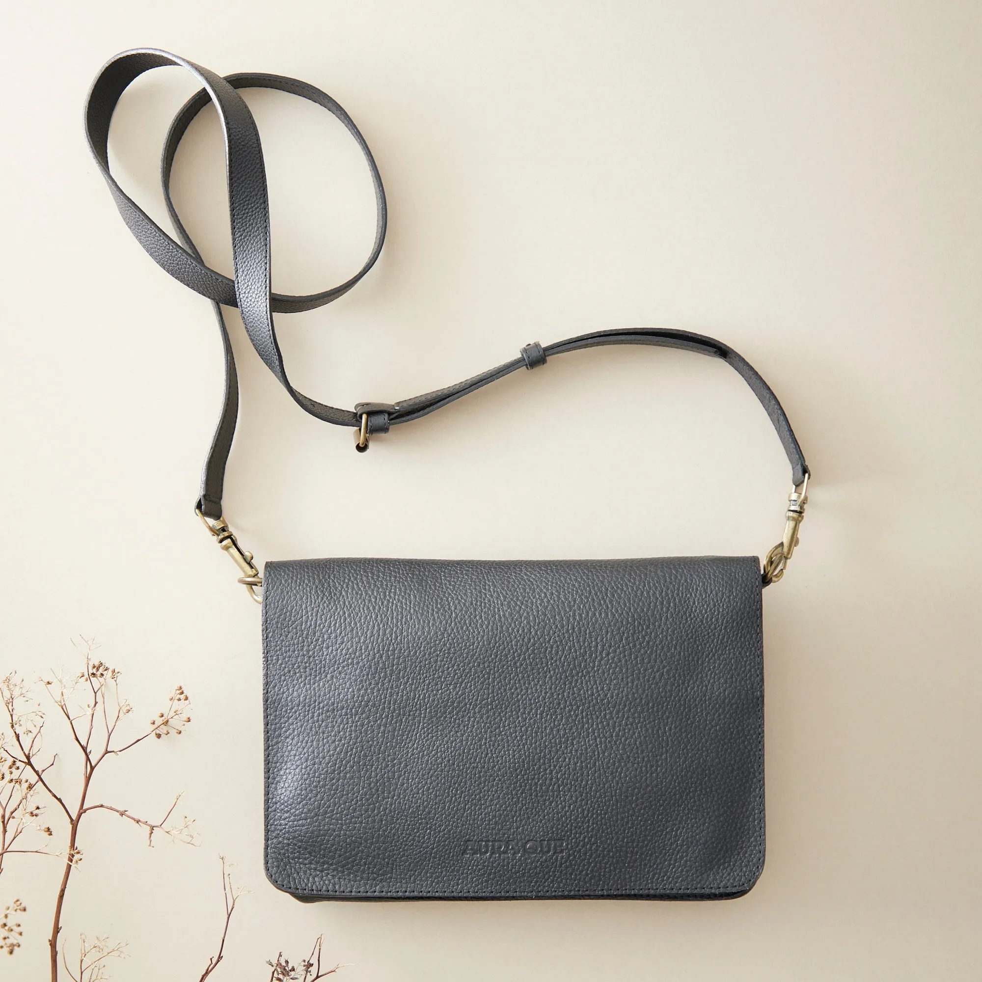 BINA Leather Clutch Handbag (WS)