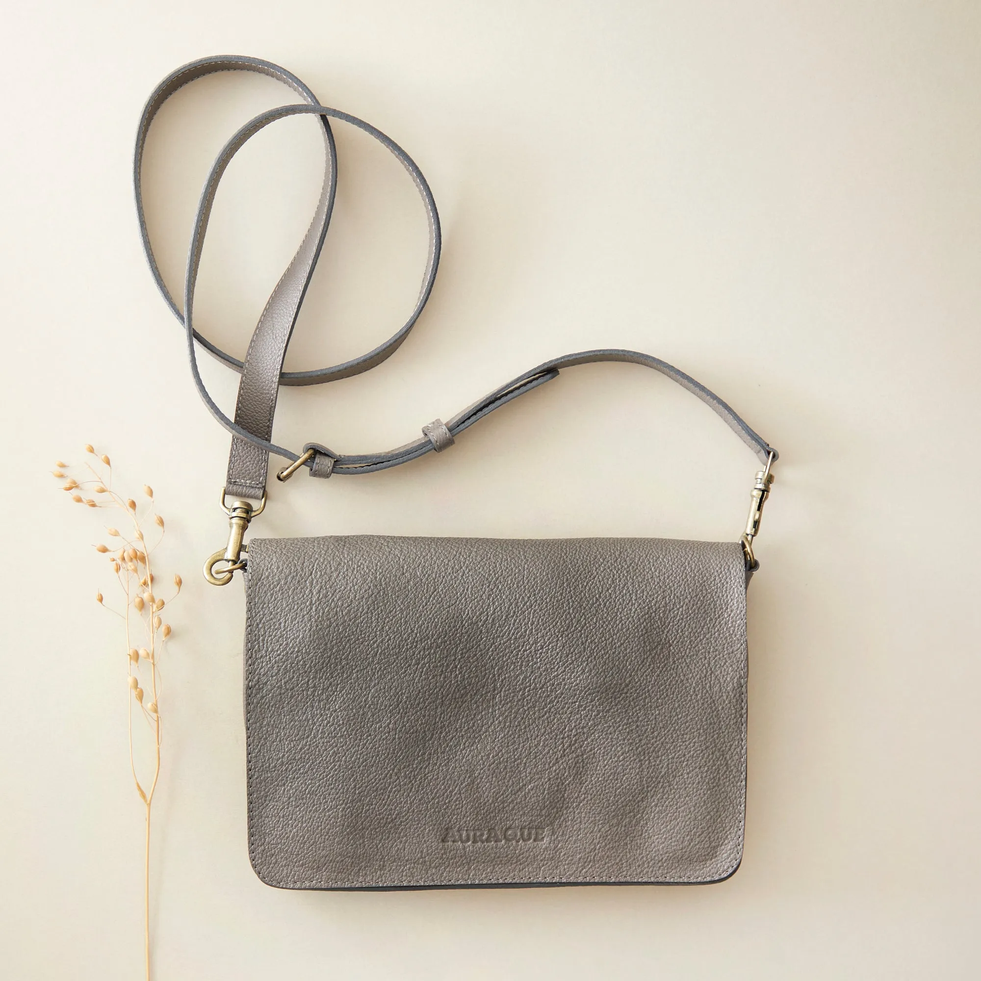 BINA Leather Clutch Handbag (WS)