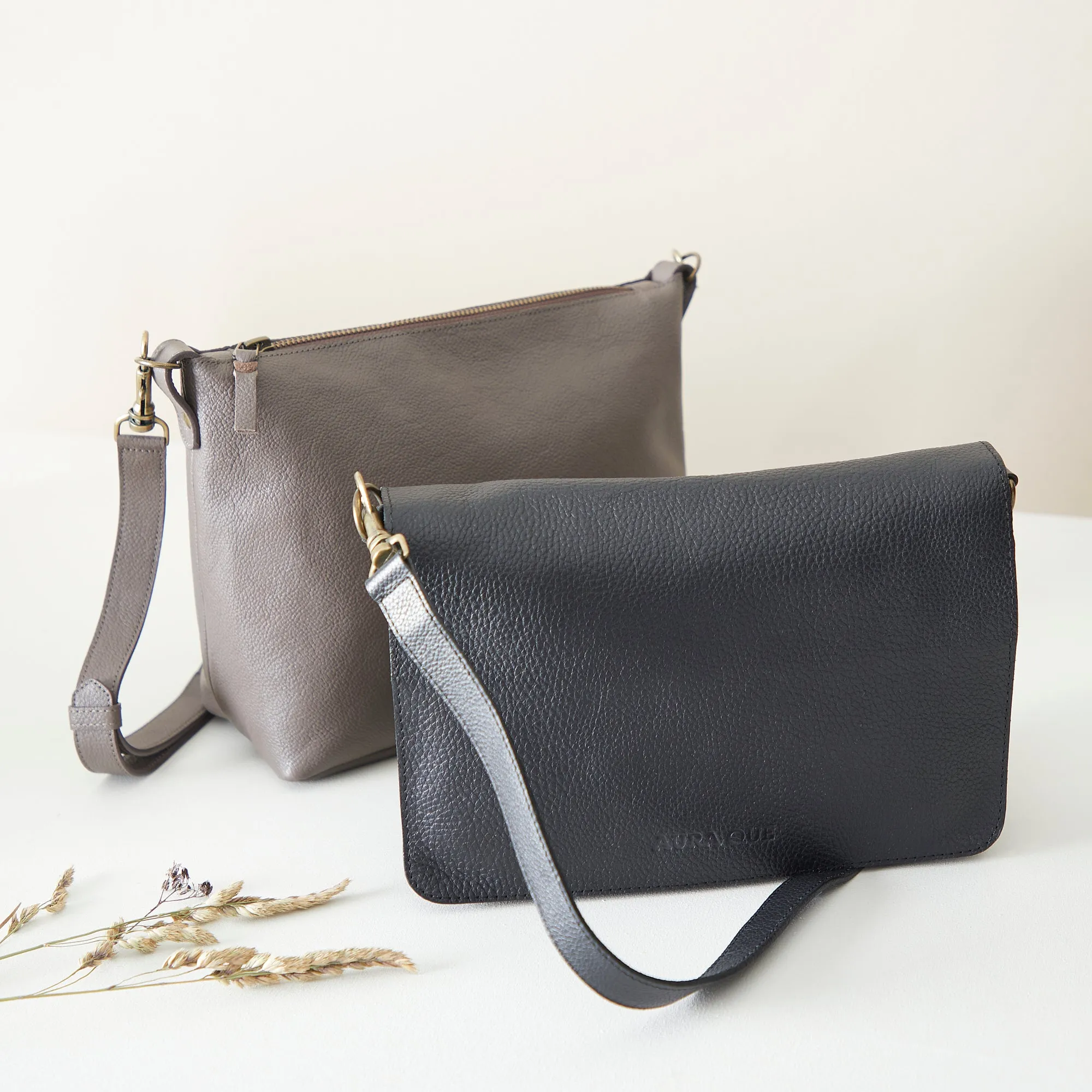 BINA Leather Clutch Handbag (WS)