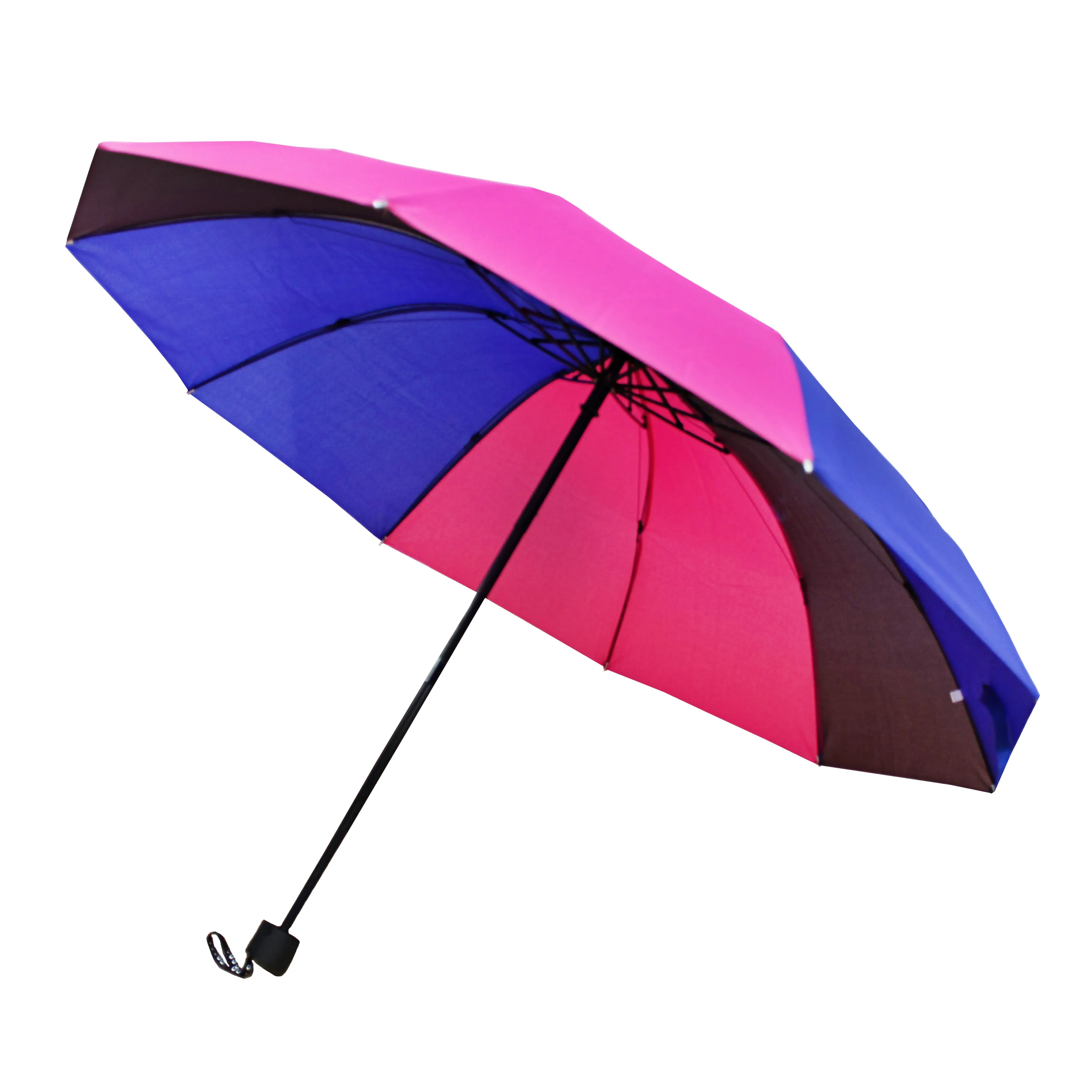 Bisexual Colour Foldable Handbag Size Umbrella with Case