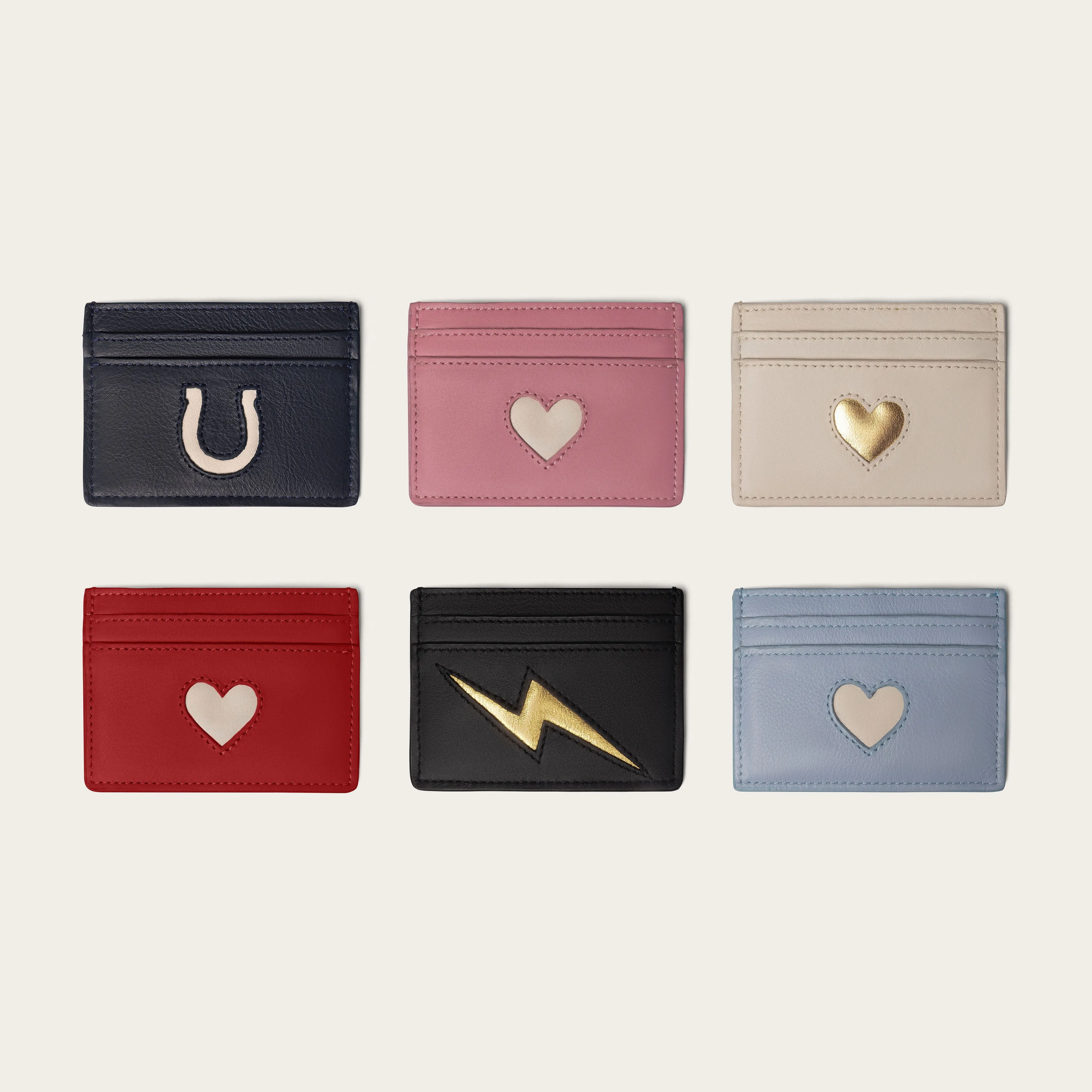 Black and Gold Lightning Bolt Wallet