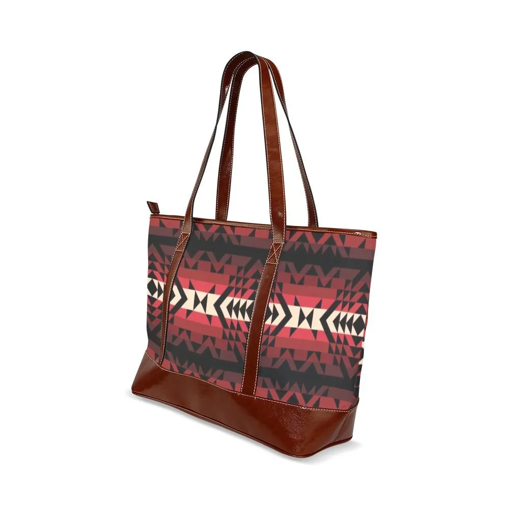 Black Rose Tote Handbag