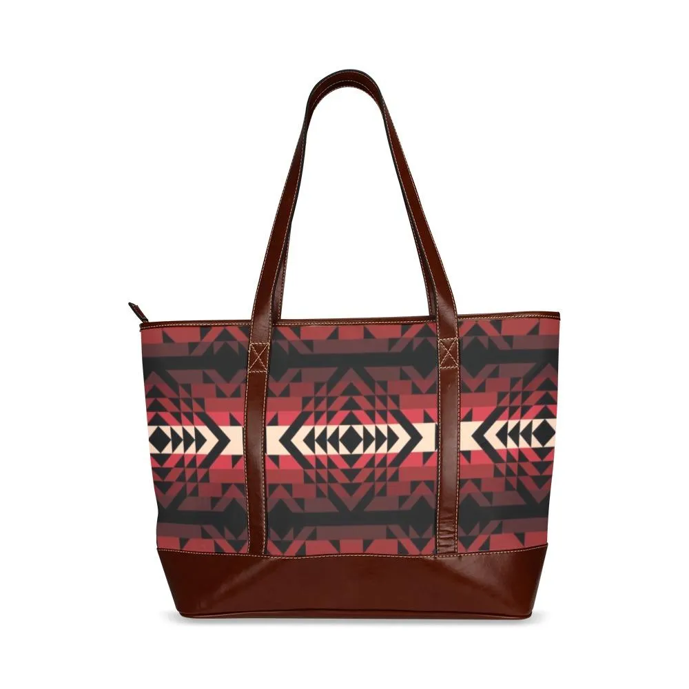 Black Rose Tote Handbag