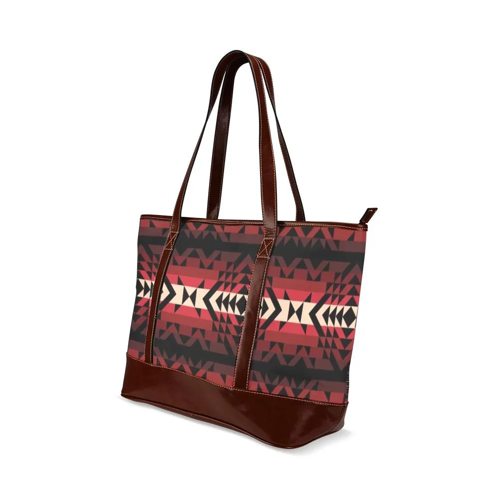 Black Rose Tote Handbag