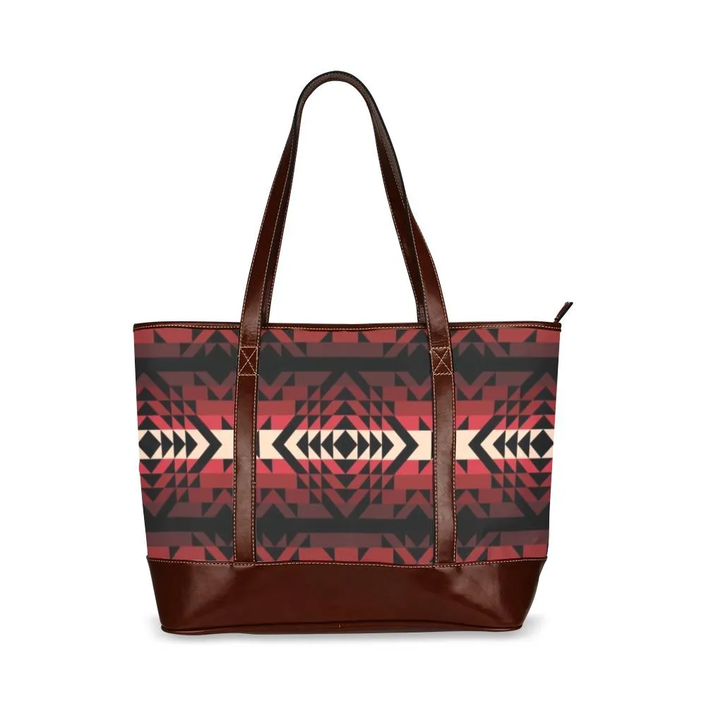 Black Rose Tote Handbag