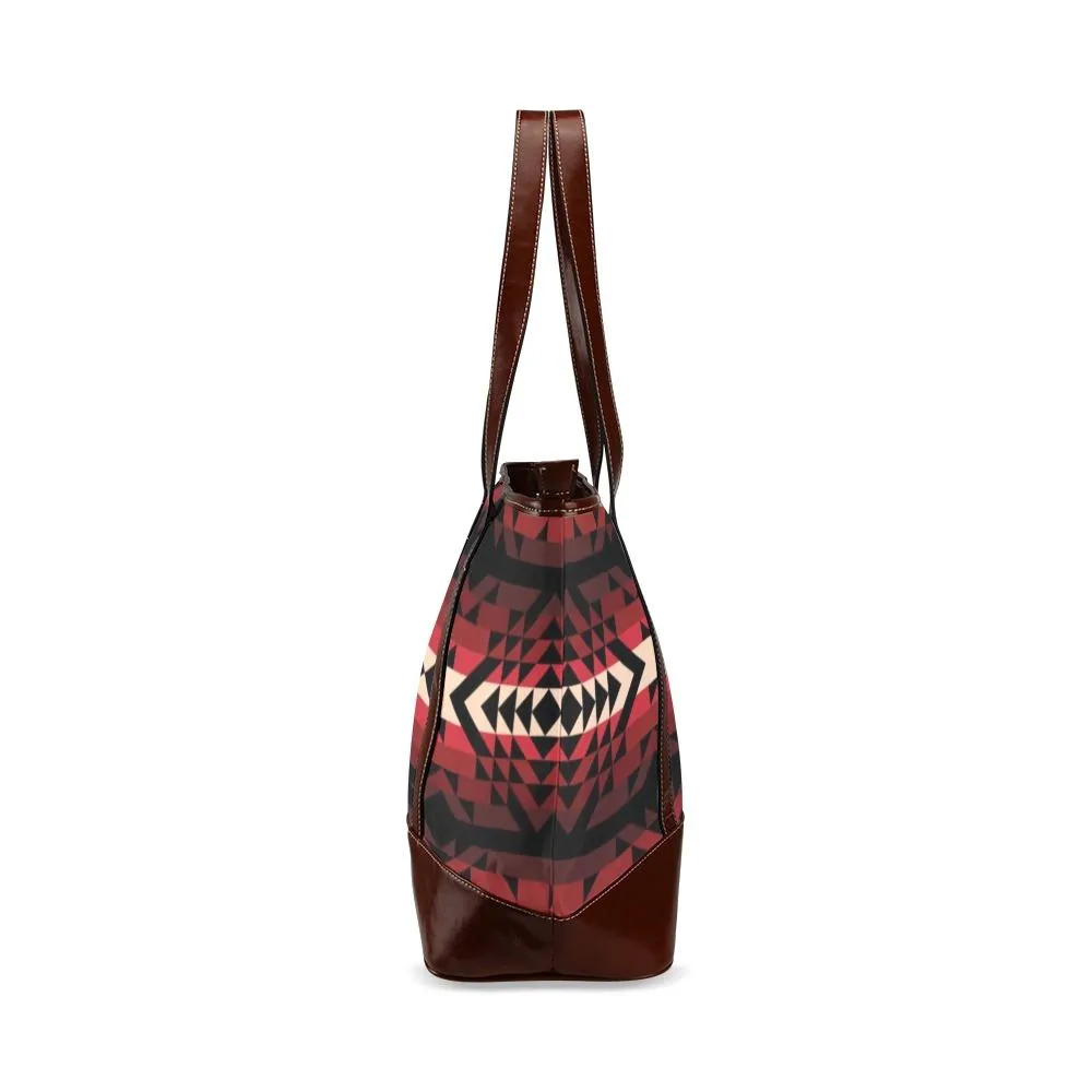 Black Rose Tote Handbag