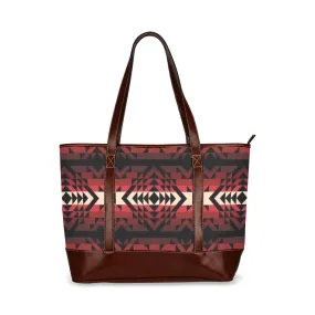 Black Rose Tote Handbag