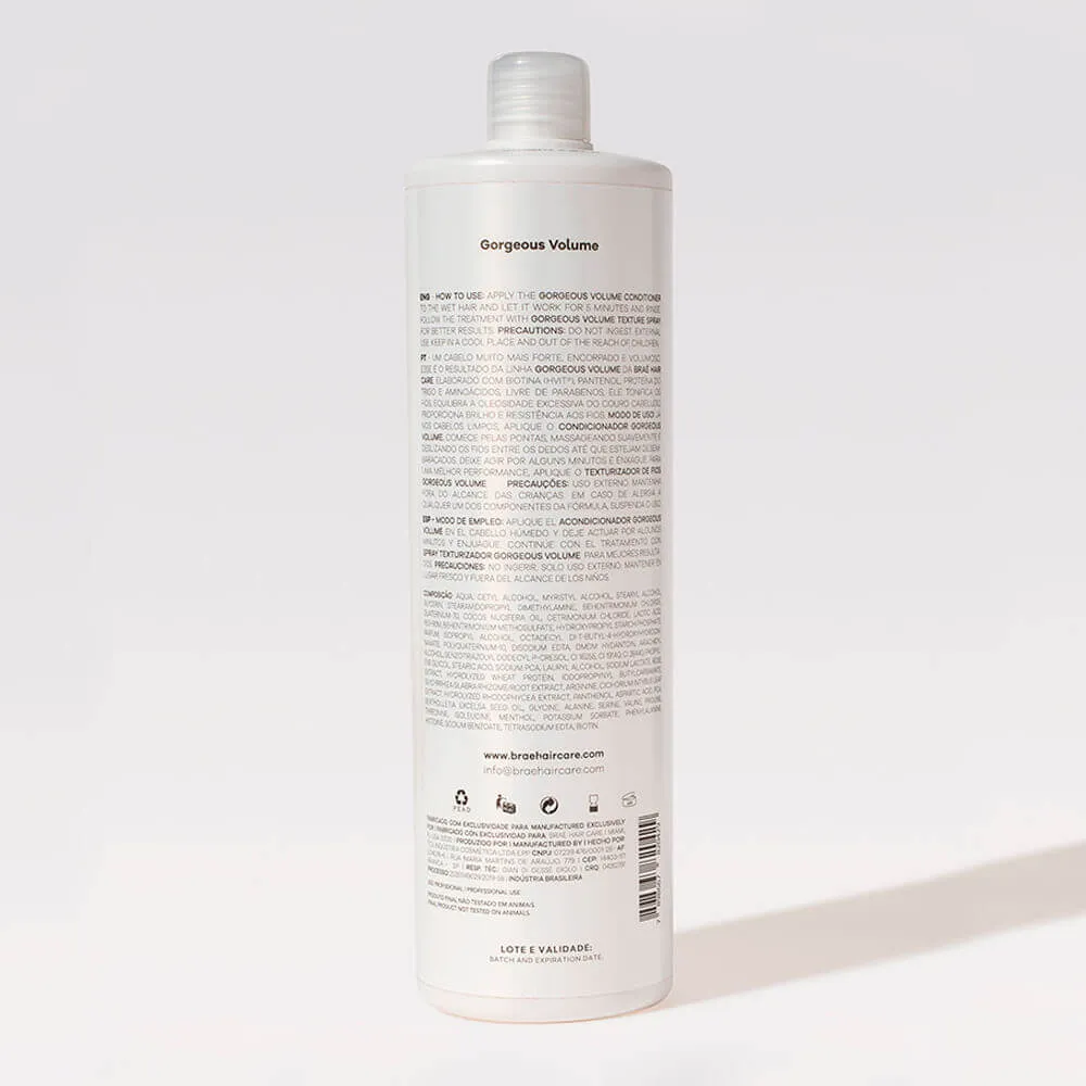 BRAE - Professional Volume Conditioner 1L for Fine Hair
