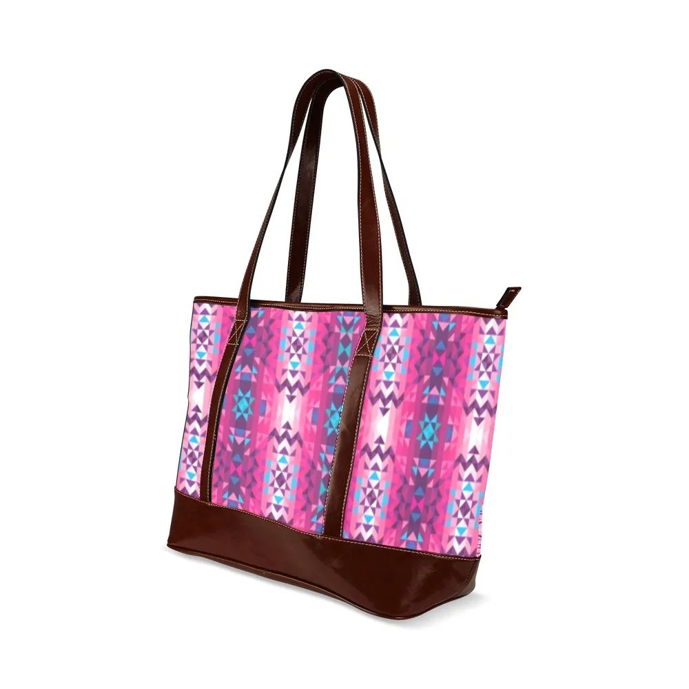 Bright Wave Tote Handbag