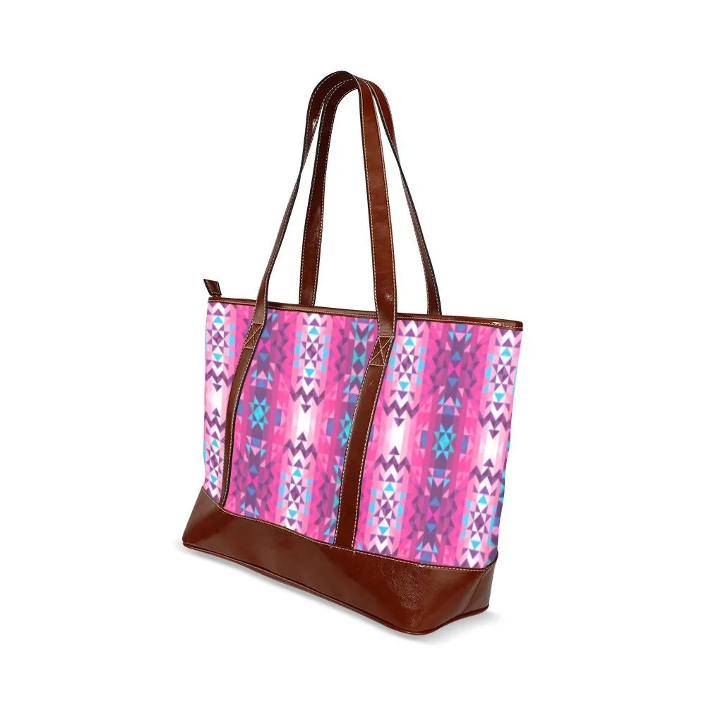 Bright Wave Tote Handbag