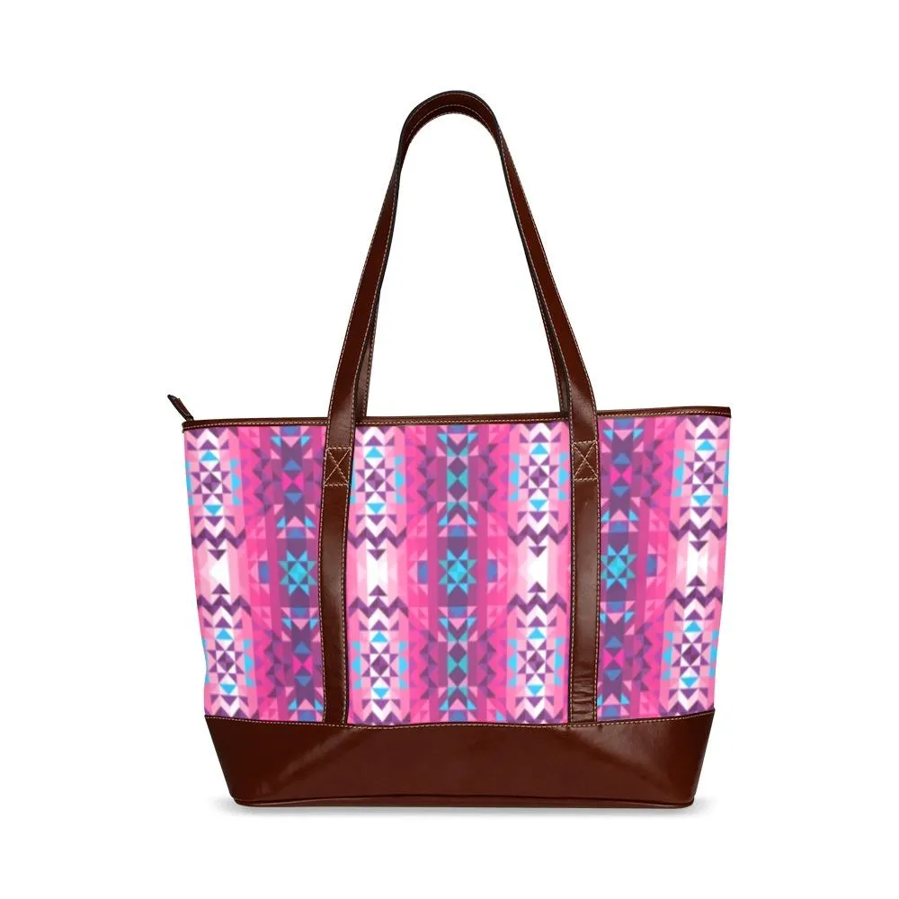 Bright Wave Tote Handbag