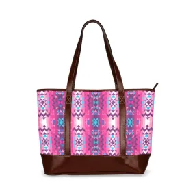 Bright Wave Tote Handbag