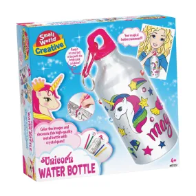 Colour In Your Own Unicorn Water Bottle