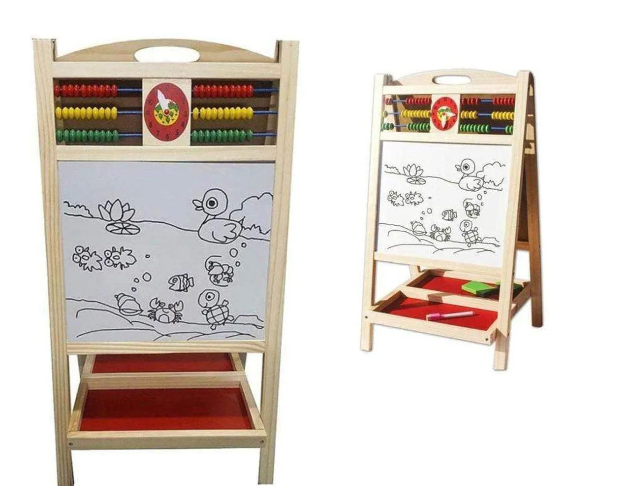 Double-Sided Foldable Drawing And Writing Boards