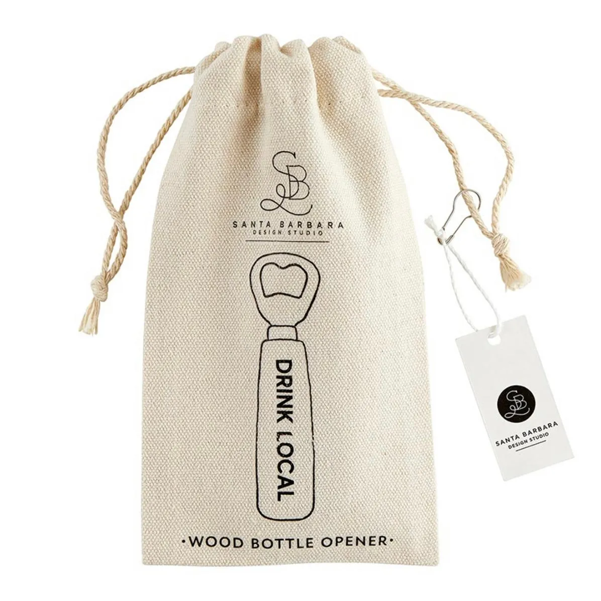 Drink Local Wood Bottle Opener