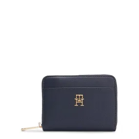 Elegant Synthetic Leather Women's Wallet with Zip Fastening