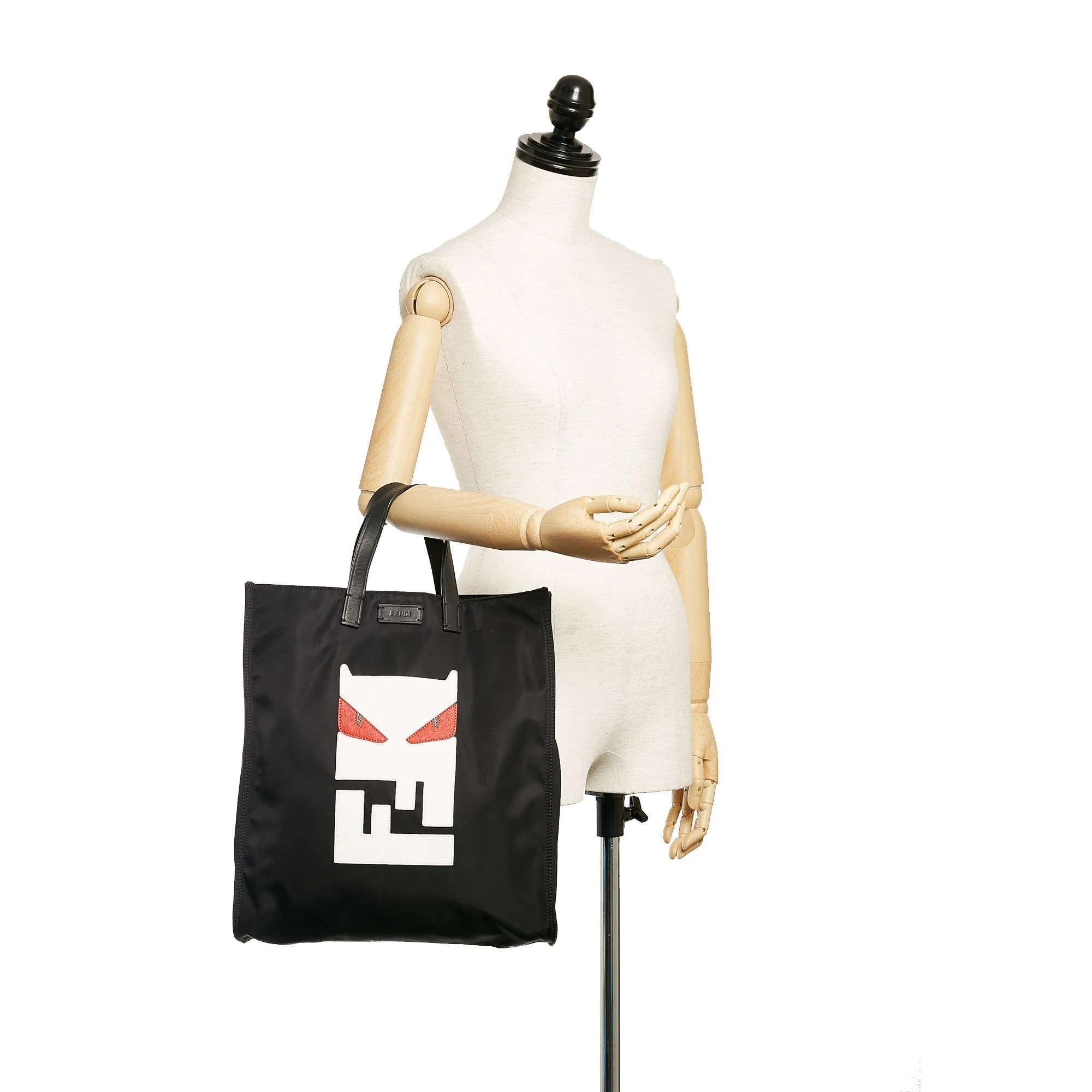 Fendi Monster Nylon Tote Bag