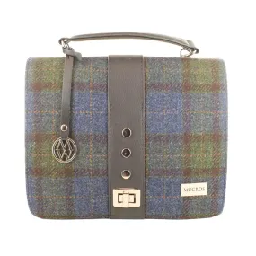 Fiona Handbag - Green & Blue Plaid