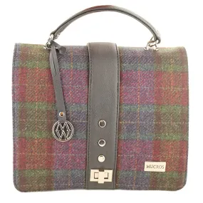 Fiona Handbag - Pink & Green Multi Plaid