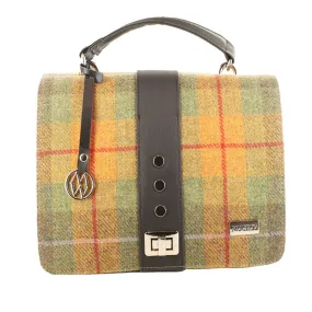 Fiona Handbag - Vivid Yellow & Green Plaid