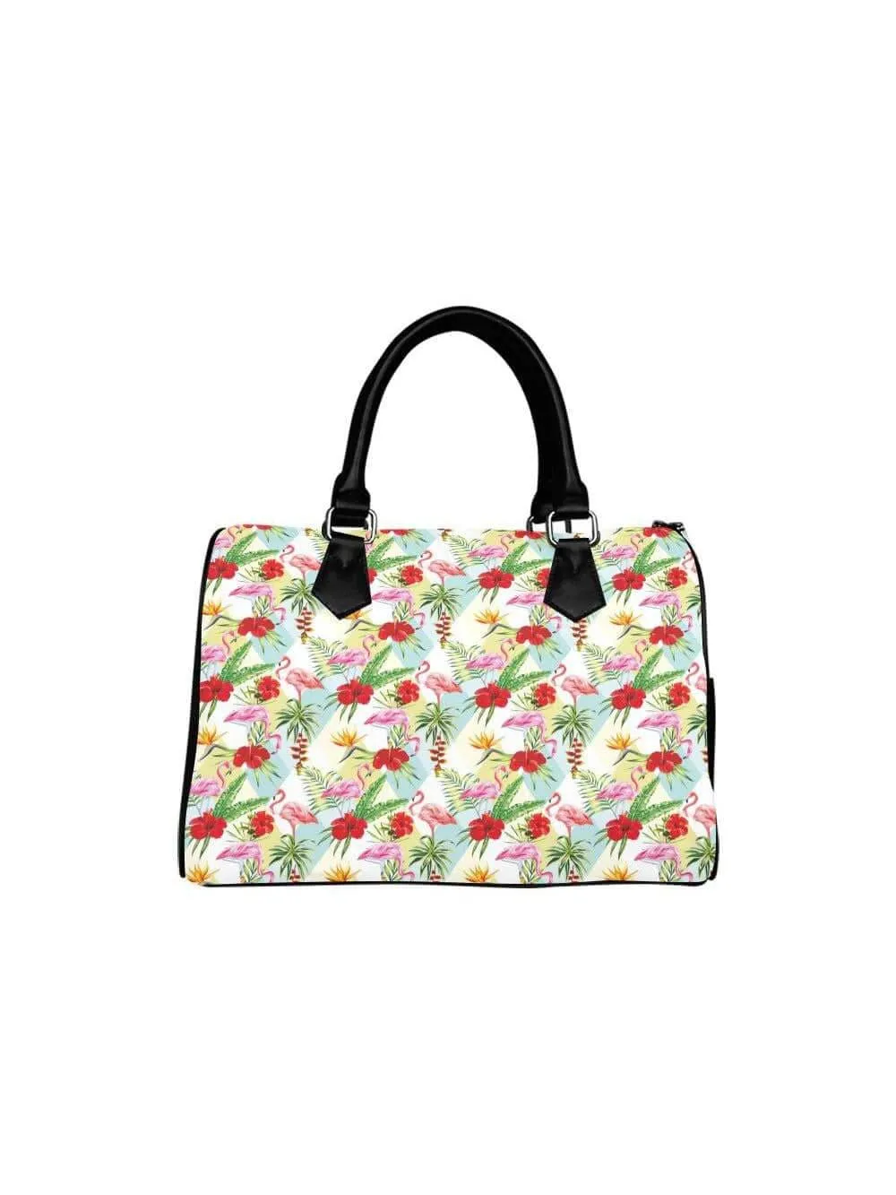 Flamingos Barrel Type Handbag