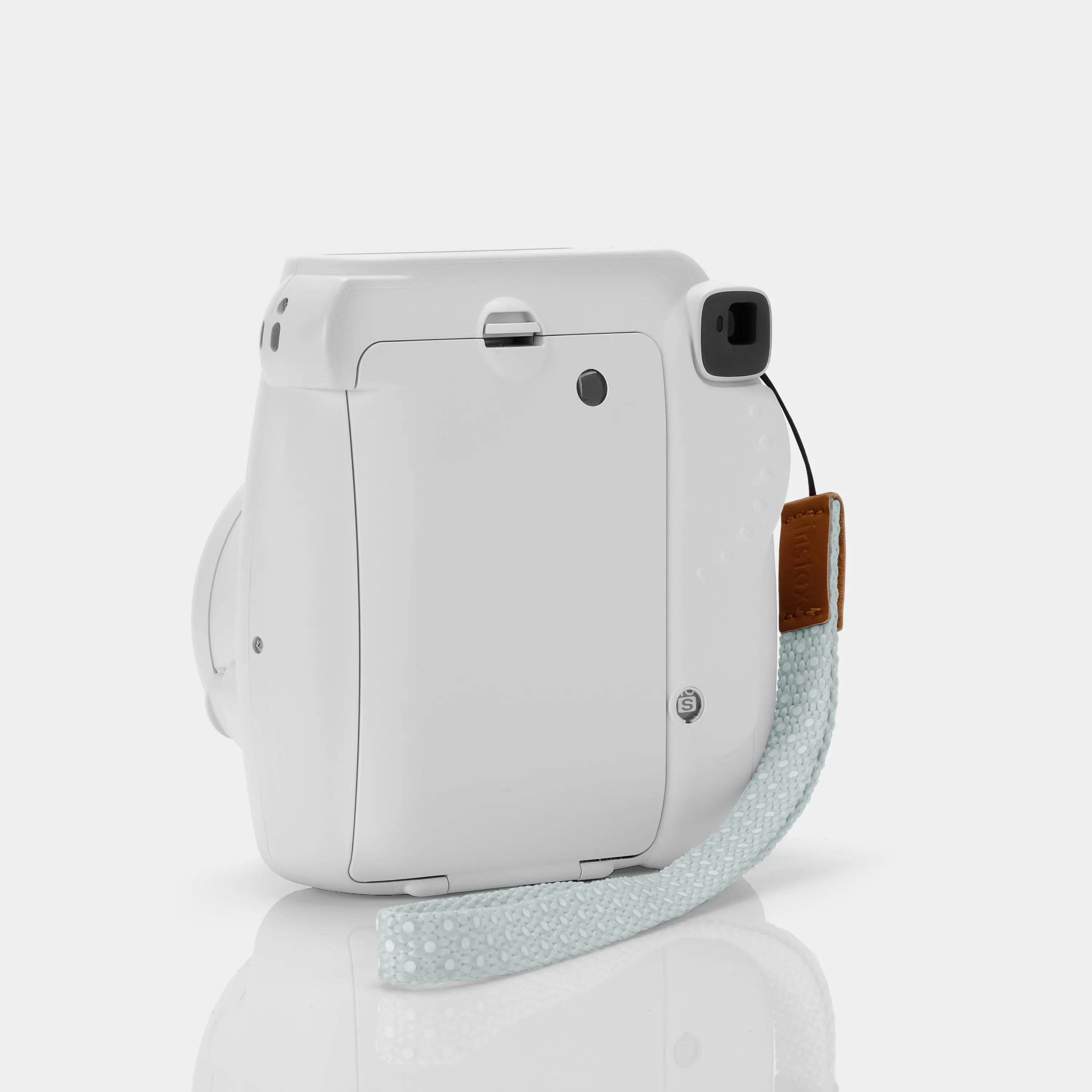 Fujifilm Instax Mini 9 Smokey White Instant Film Camera With White Bag - Refurbished