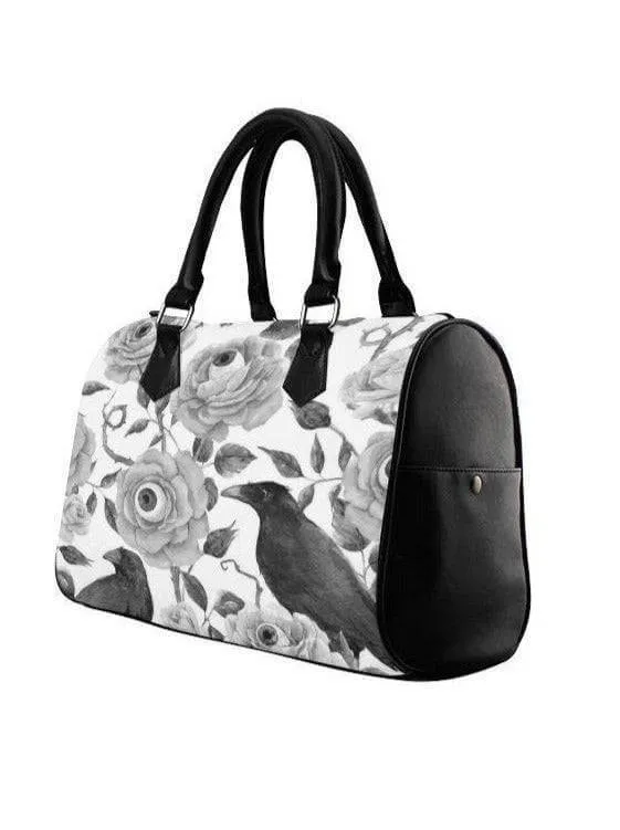 GOTHIC RAVENS Barrel Type Handbag