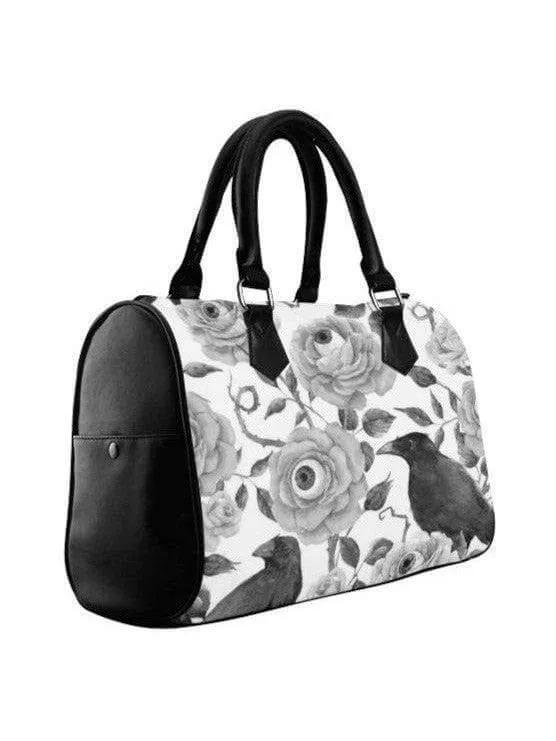 GOTHIC RAVENS Barrel Type Handbag
