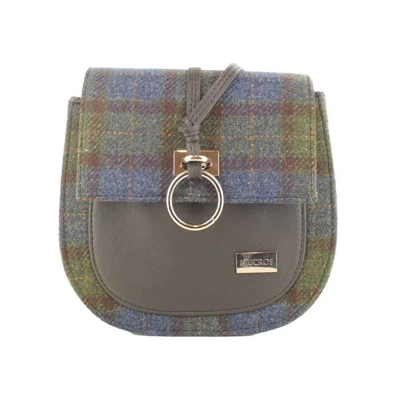 Grace Handbag - Blue and Green Plaid