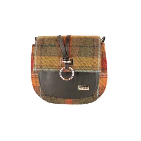 Grace Handbag - Orange Plaid Multicolor