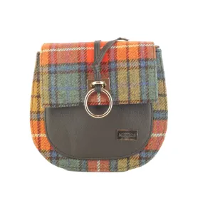 Grace Handbag - Vivd Orange Plaid Multicolor