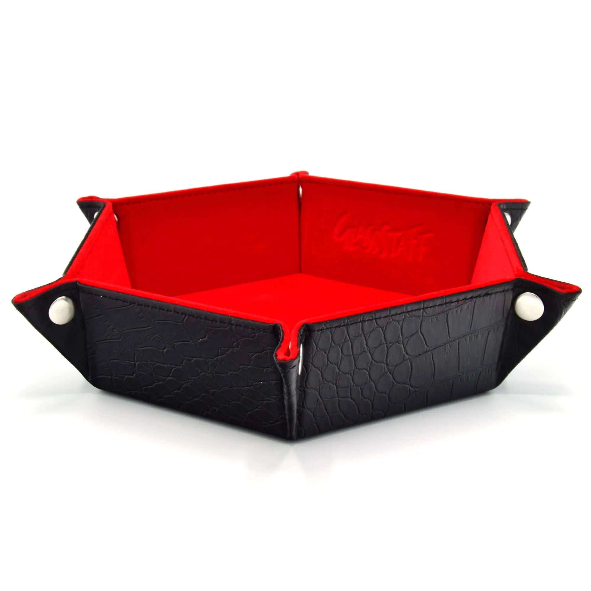 GS Hexagonal Foldable Rolling Tray | Green Dragon Skin