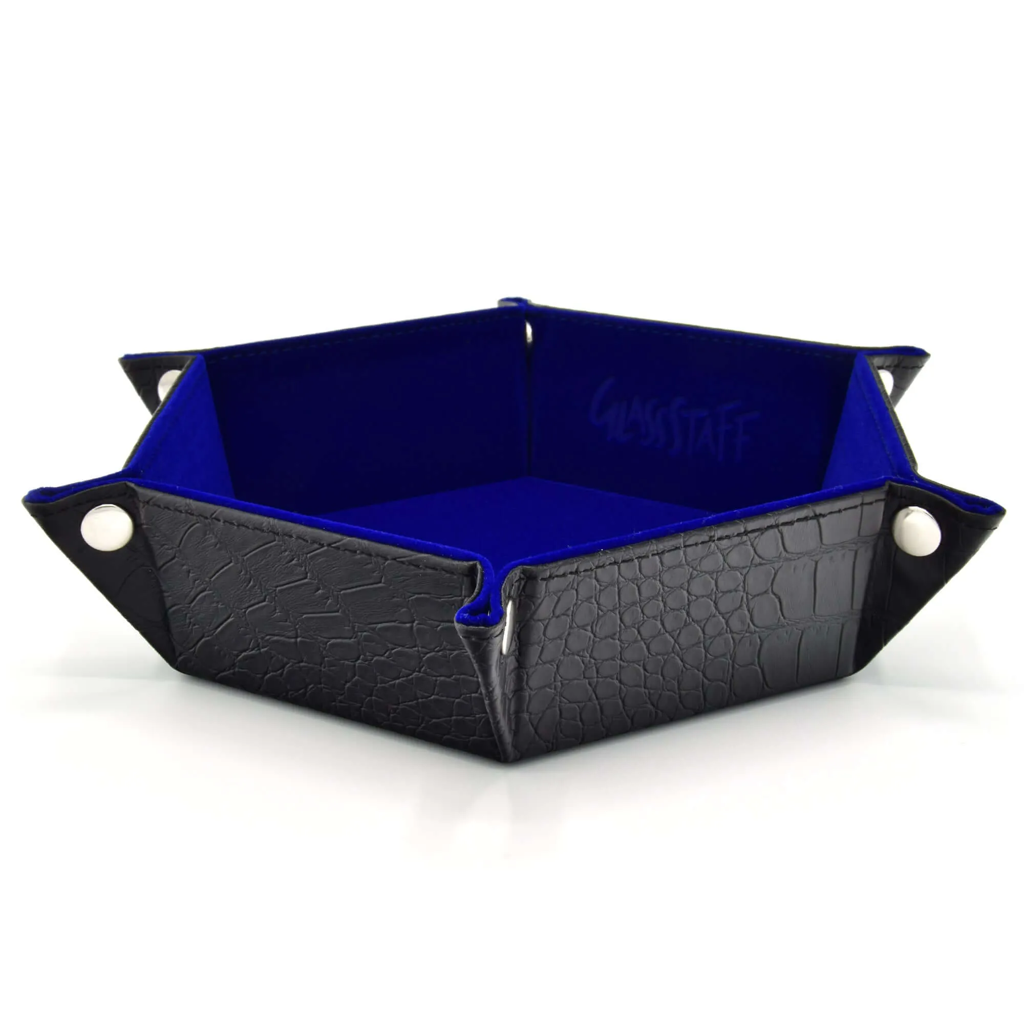 GS Hexagonal Foldable Rolling Tray | Green Dragon Skin
