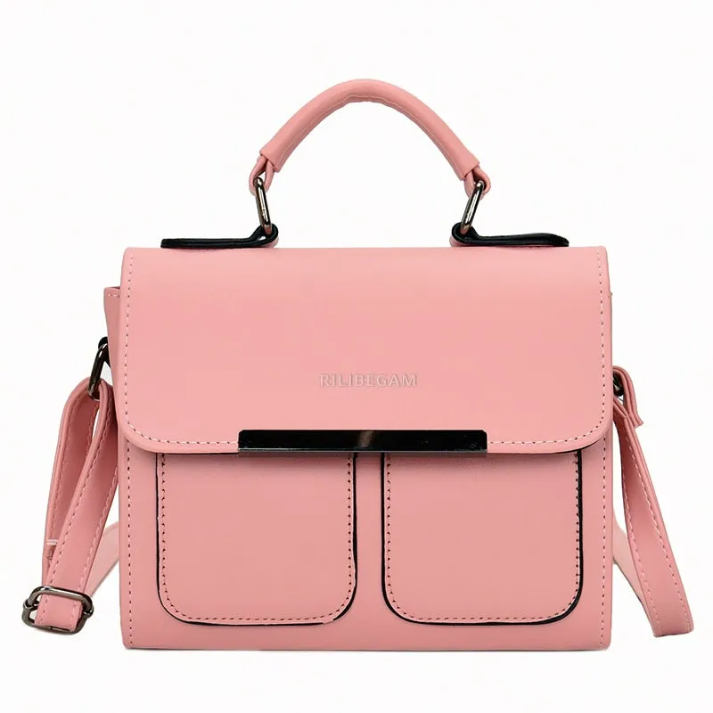High quality classic leather women's handbag Fashionable handbag